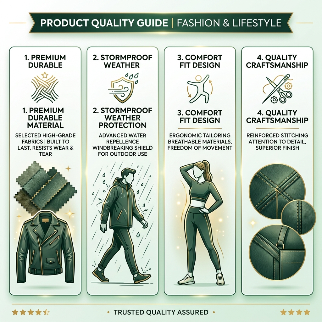 Fashion Quality & Sizing Guide