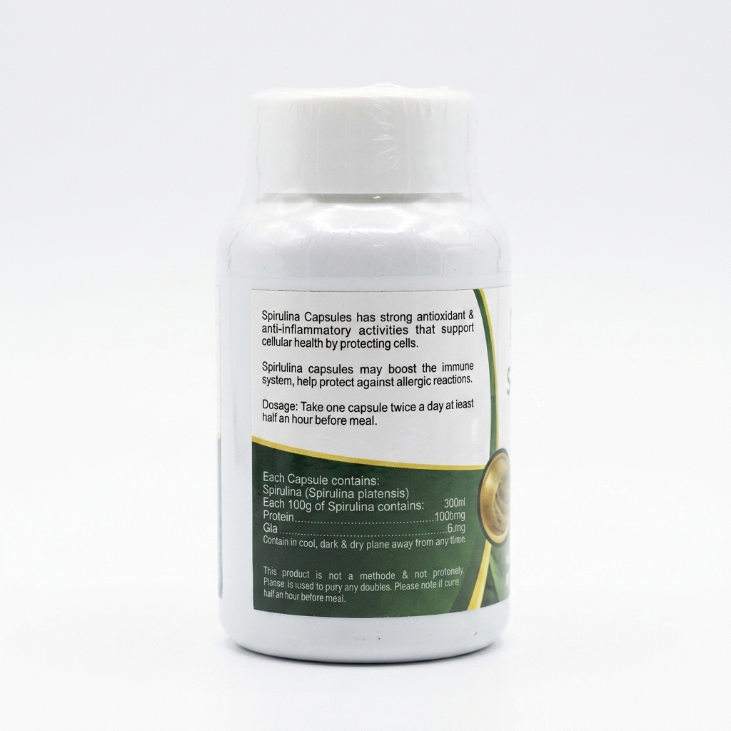 NJ Mart Spirulina Capsule thumbnail 2